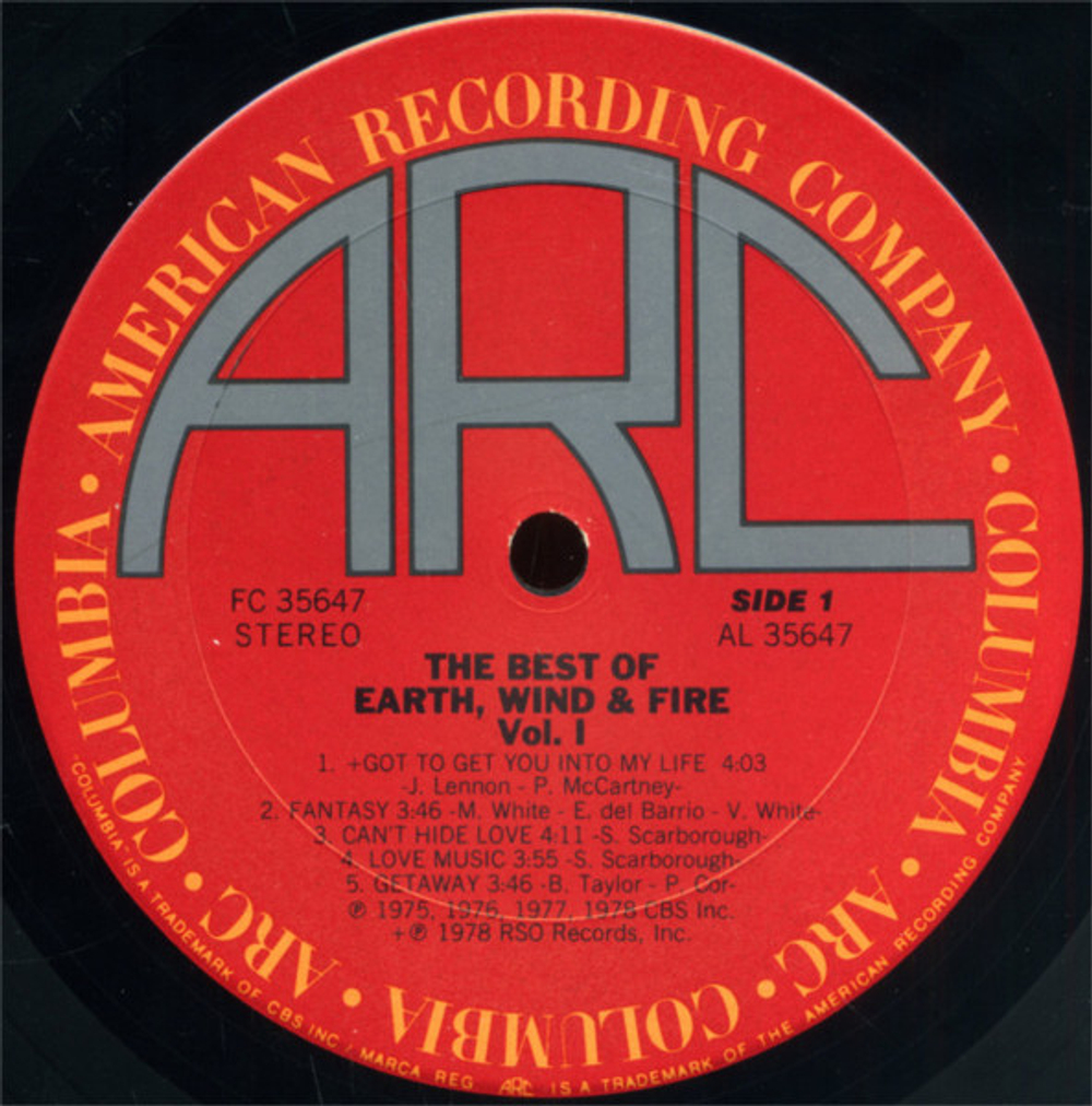 Earth, Wind & Fire - The Best Of - 1978 USA OG Press
