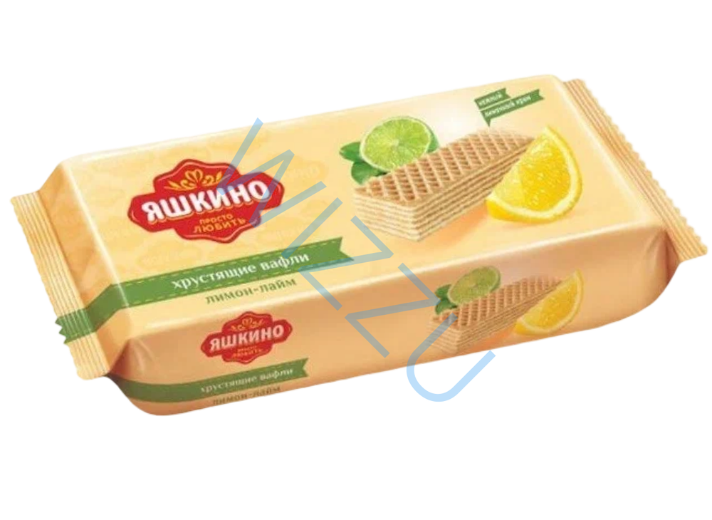 Вафли Яшкино Лимон Лайм, 300 г