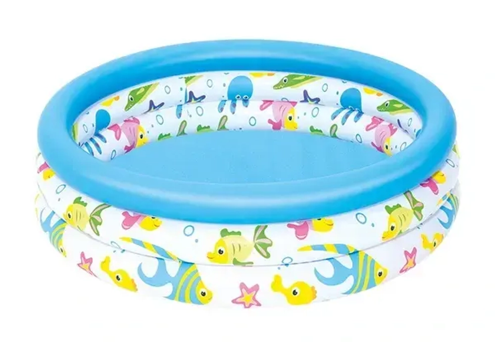 Бассейн надувной круглый 102*25 см Safari Pals Kiddie Bestway (51008)