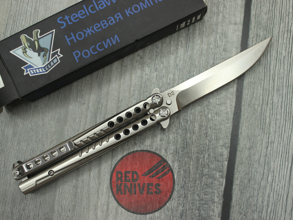 Нож STEELCLAW бабочка Секиро-01