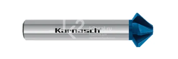 Зенковка Karnasch Ø10,4 мм с покрытием Blue-Tec, 90°, арт. 40.3045-0104