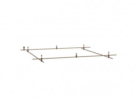 Donolux Magnet Modular System «CODE 1.2»,  L2000хL2000хH135 мм,  DC24V,  основание для модульных светил