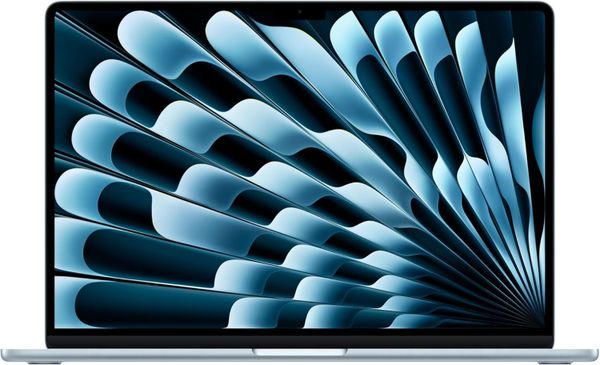 Ноутбук Apple MacBook Air 15 2026 MDVT4LL/A (M5 10-Core, GPU 10-Core, 16 ГБ, 1 ТБ), голубой
