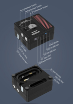 Устройство пусковое портативное бустер 26800mAh компрессором для шин 6000А 12V в чехле JFEGWO