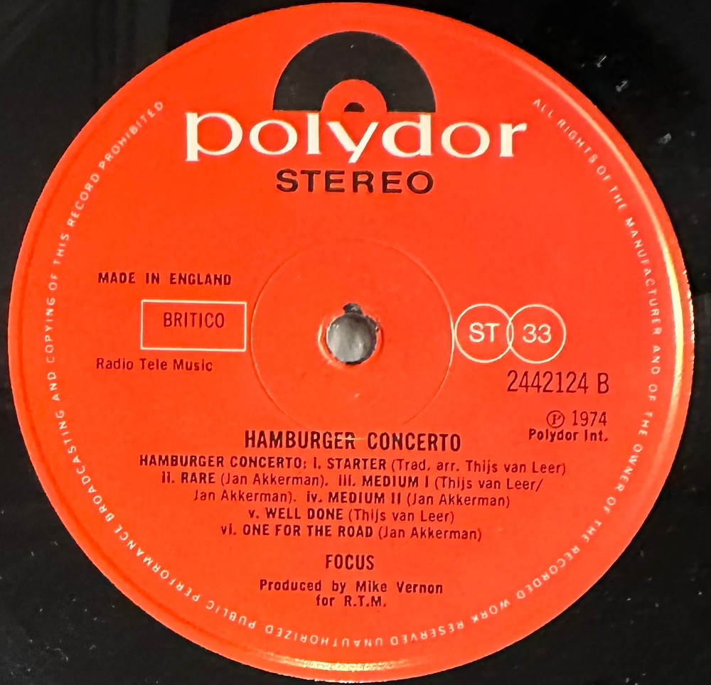 Focus- Hamburger Concerto (Англия 1974г.)