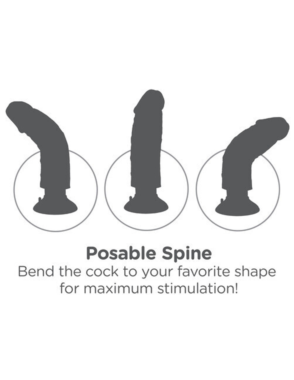 Большой реалистичный вибратор 9''Vibrating Cock (Цвет: телесный)