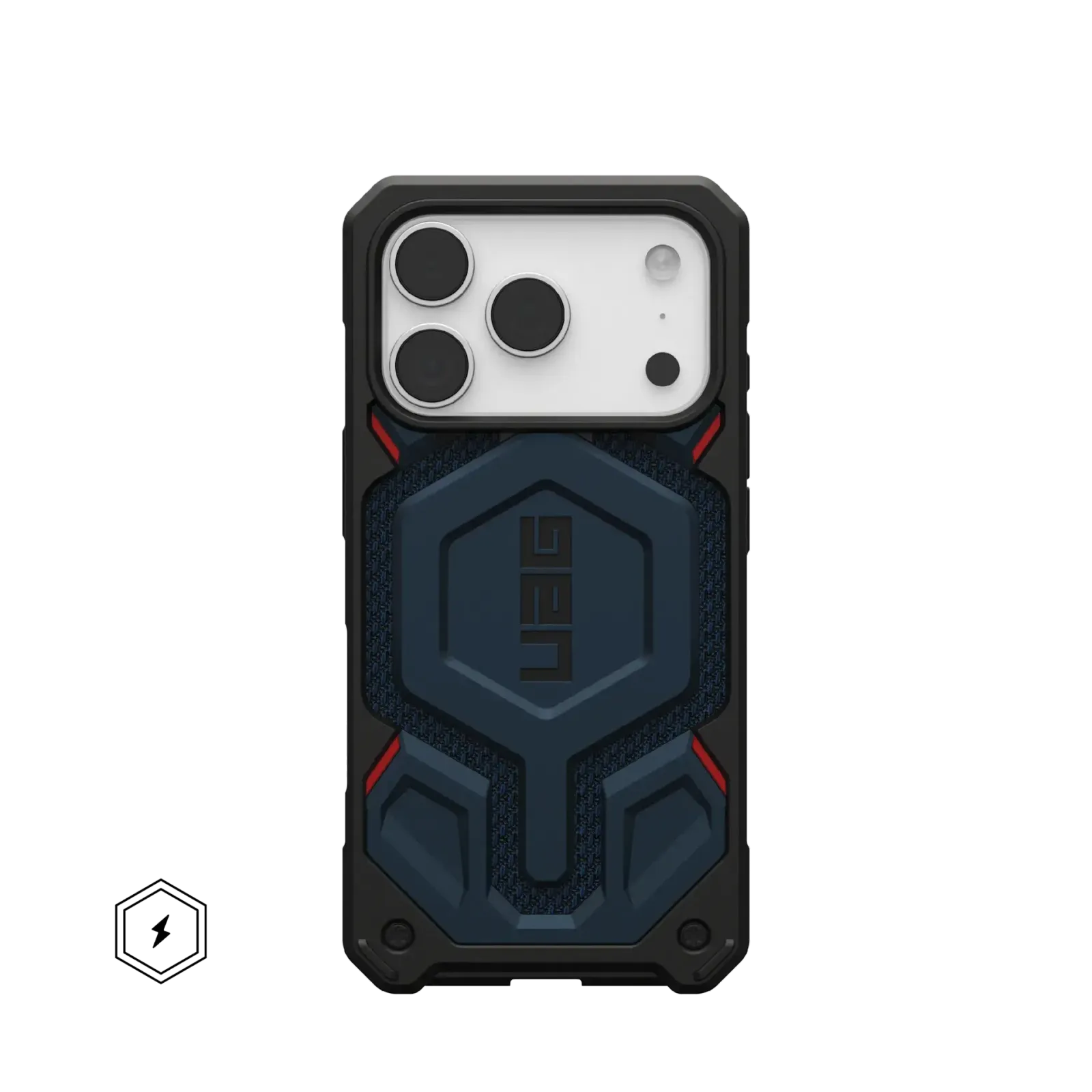 UAG Monarch Pro Kevlar® with MagSafe Series Case for Apple iPhone 17 Pro Kevlar Mallard (Синий)