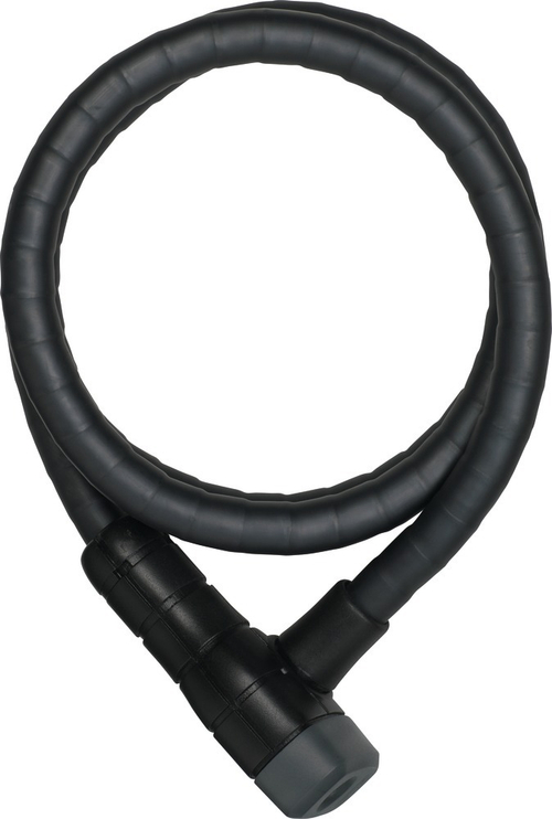 Замок 05-0013412 вело трос 15мм ключ Microflex 6615K/120см класс защиты 5/15, 700гр черный ABUS