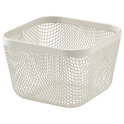 IKEA 365+  (ИКЕА 365+)  -  Корзина для продуктов - металл/белый 14x14x10 см