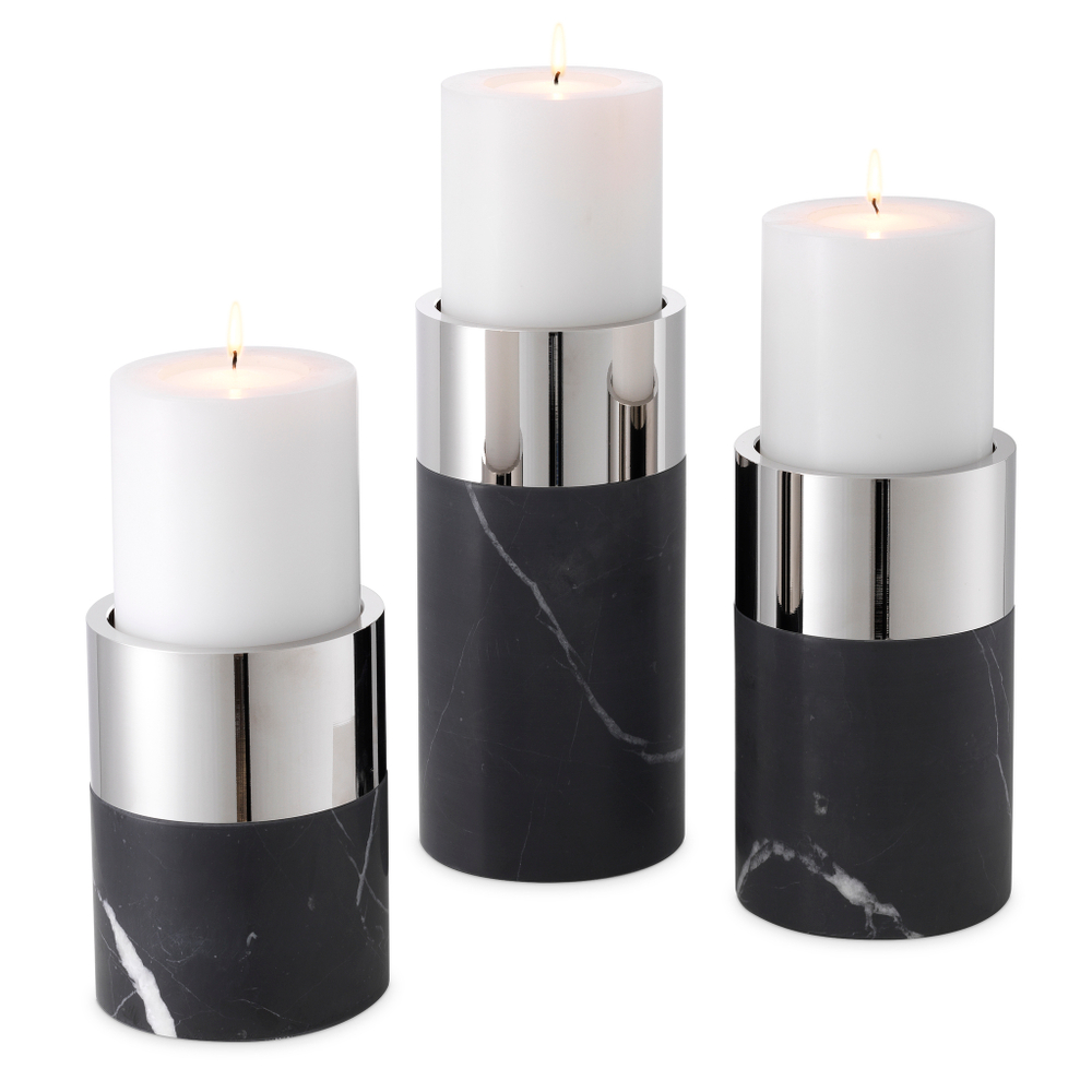 Подсвечник Candle Holder Sierra set of 3 арт.114540