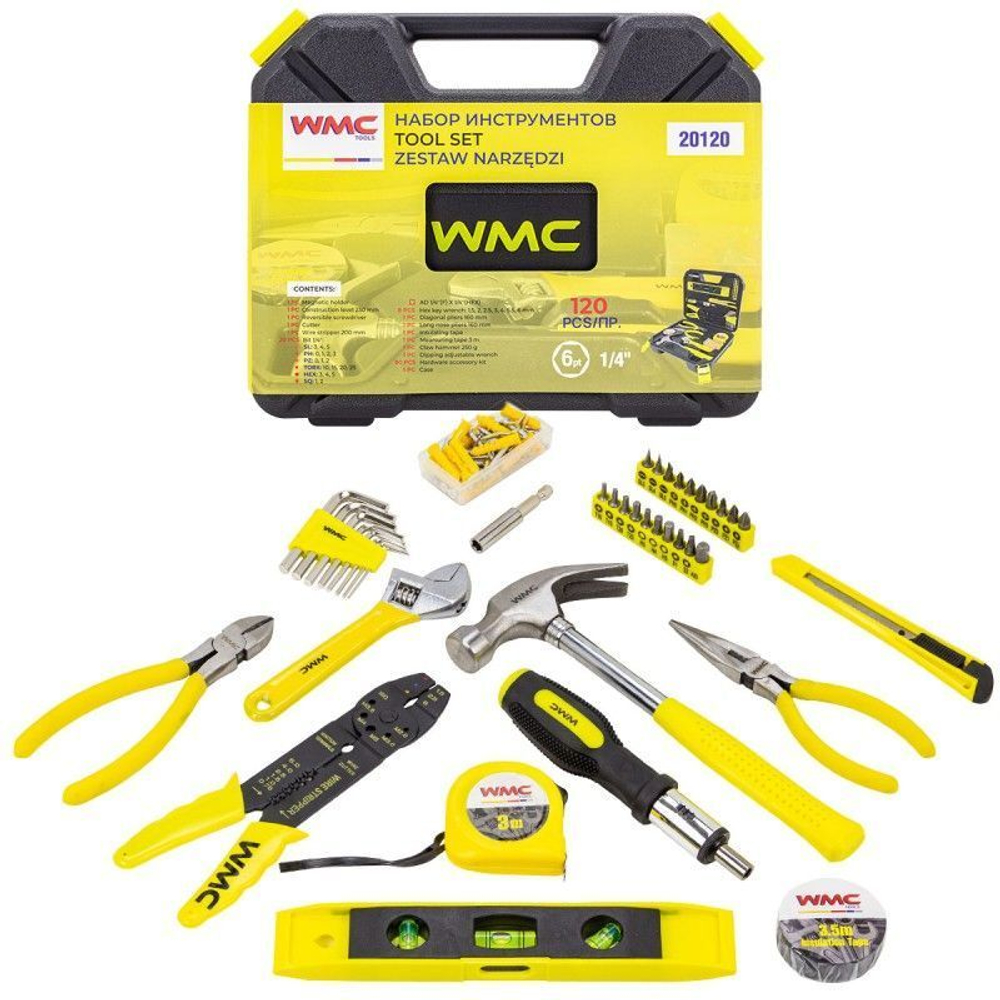 Набор инструментов 120пр. WMC TOOLS WMC-20120