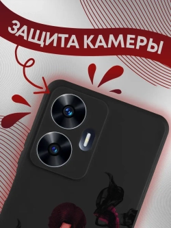 Чехол на Realme C55 с принтом