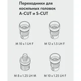Головка триммерная VILLARTEC A-Cut 102 (FS 55-70, CB 220,242,252, CE 105), 2600102001 — фото 4