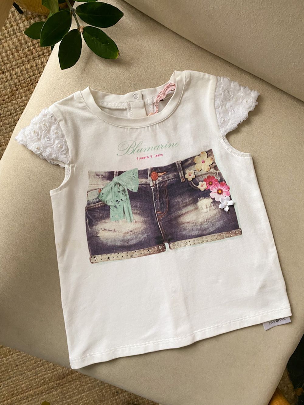 Новая футболка  Blumarine Baby, 98