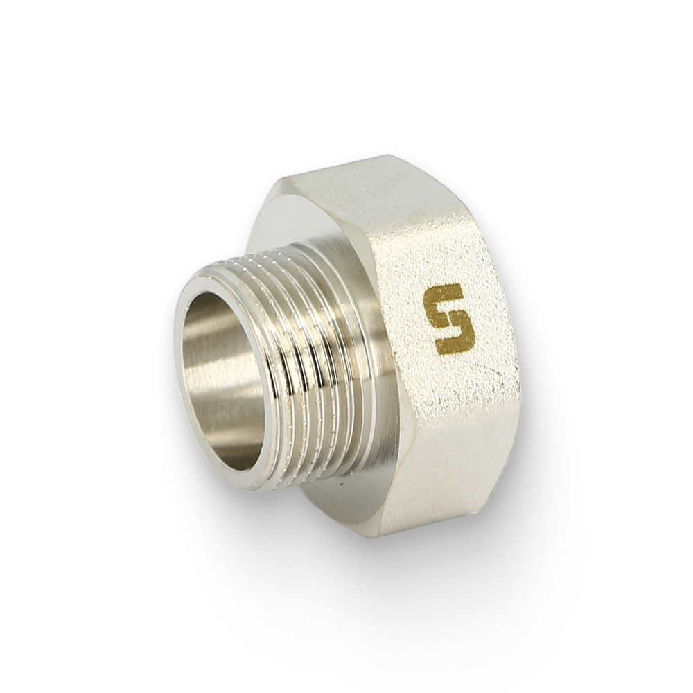 Переходник НВ 3/4" х 1", никелированный