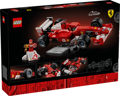 Конструктор LEGO Icons 11375 Ferrari F2004 & Michael Schumacher