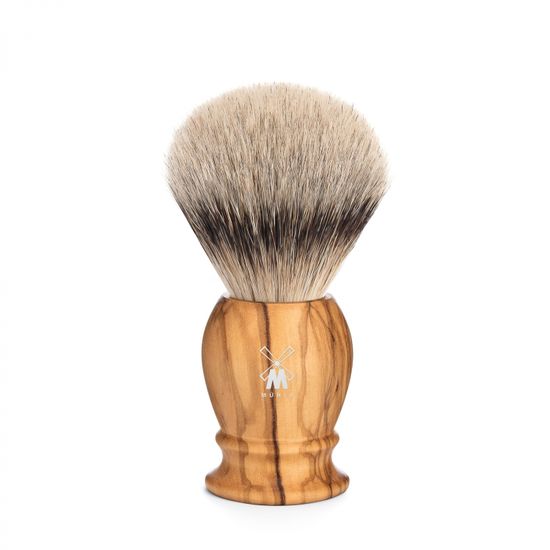 Помазок MUEHLE CLASSIC, барсучий ворс высшей категории Silvertip, олива, размер M