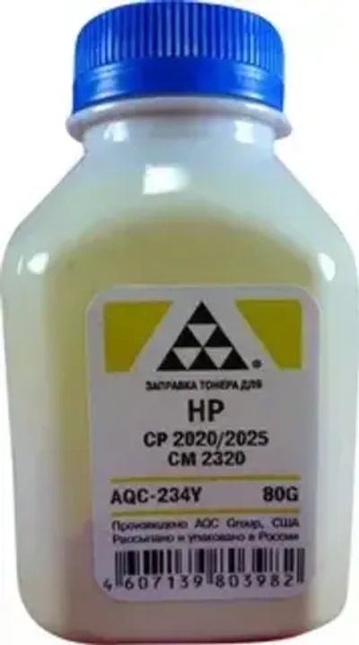 Тонер для картриджей HP CC532A/CE412A Yellow (80г) (AQC-США) Россия