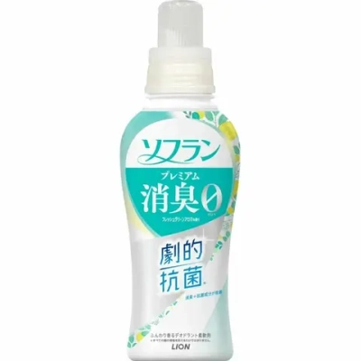 Кондиционер для белья "SOFLAN – Premium Deodorizer" (мощный антибактериальный эффект для защиты от неприятного запаха – натуральный фруктовый аромат) 480 мл