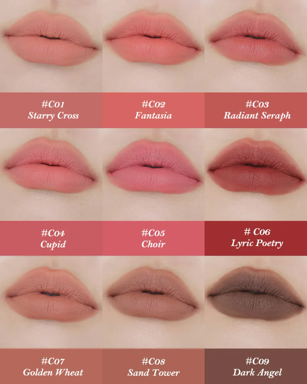 Матовая помада для губ Flower Knows Little Angel Matte Lipstick - CO5 Choir