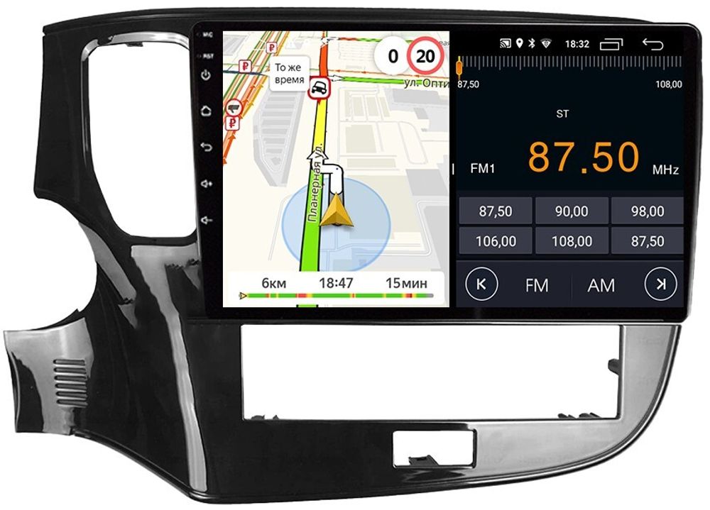 Магнитола для Mitsubishi Outlander 3 2020-2022 - Parafar PF229FHD на Android 13, CarPlay, 4G SIM-слот