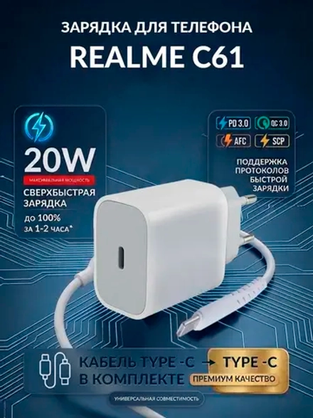 Зарядка для телефона Realme C61