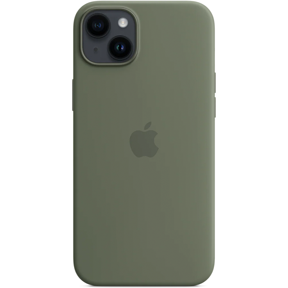 Силиконовый чехол с поддержкой MagSafe Apple Silicone Case для iPhone 14 Plus, Olive (Оливковый)
