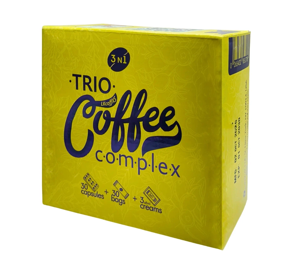 Trio Coffee Complex для быстрого снижения веса 3 в 1