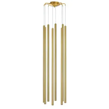 Подвесной светильник LED 40W 4000К L8T747443 золото Tubo Lightstar