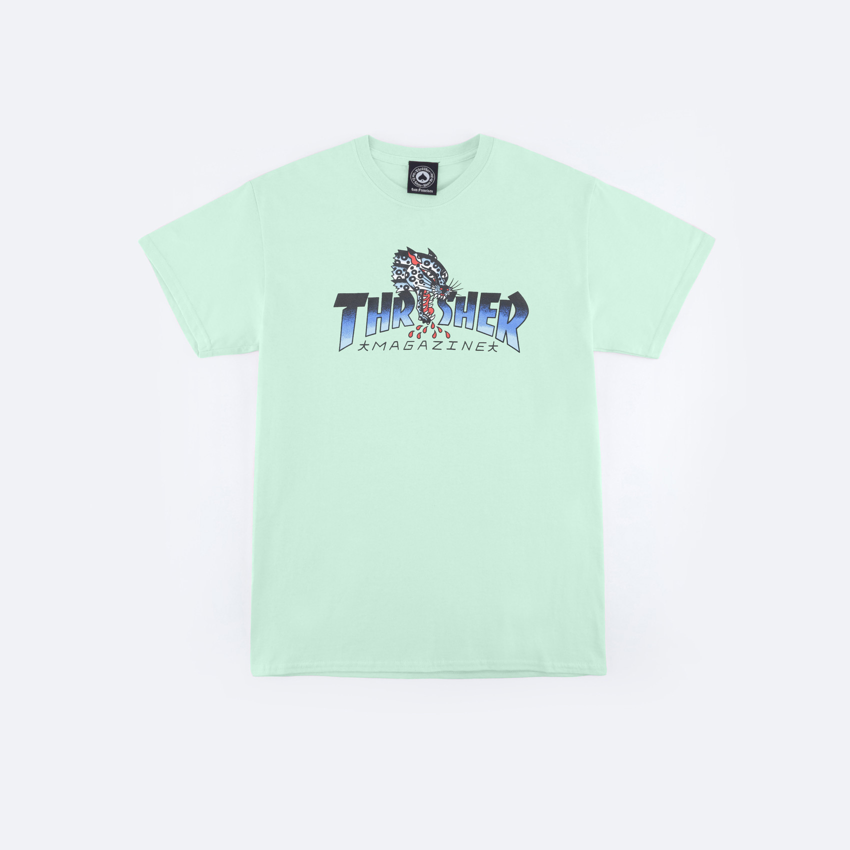 Футболка Thrasher Leopard Mag (mint) артикул: - купить в магазине Дайс