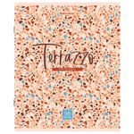 Тетрадь А5 96 л. BRAUBERG скоба, клетка, обложка картон, "Terrazzo", 404437, 5шт