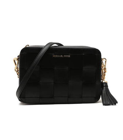 Кожаная сумка через плечо Jet Set Michael Kors - черный(32S3GJ6M2L)