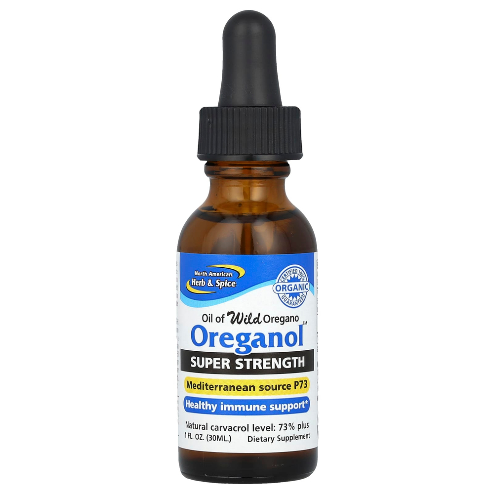 North American Herb & Spice, Oreganol ™, суперсила, 30 мл (1 жидк. унц.)
