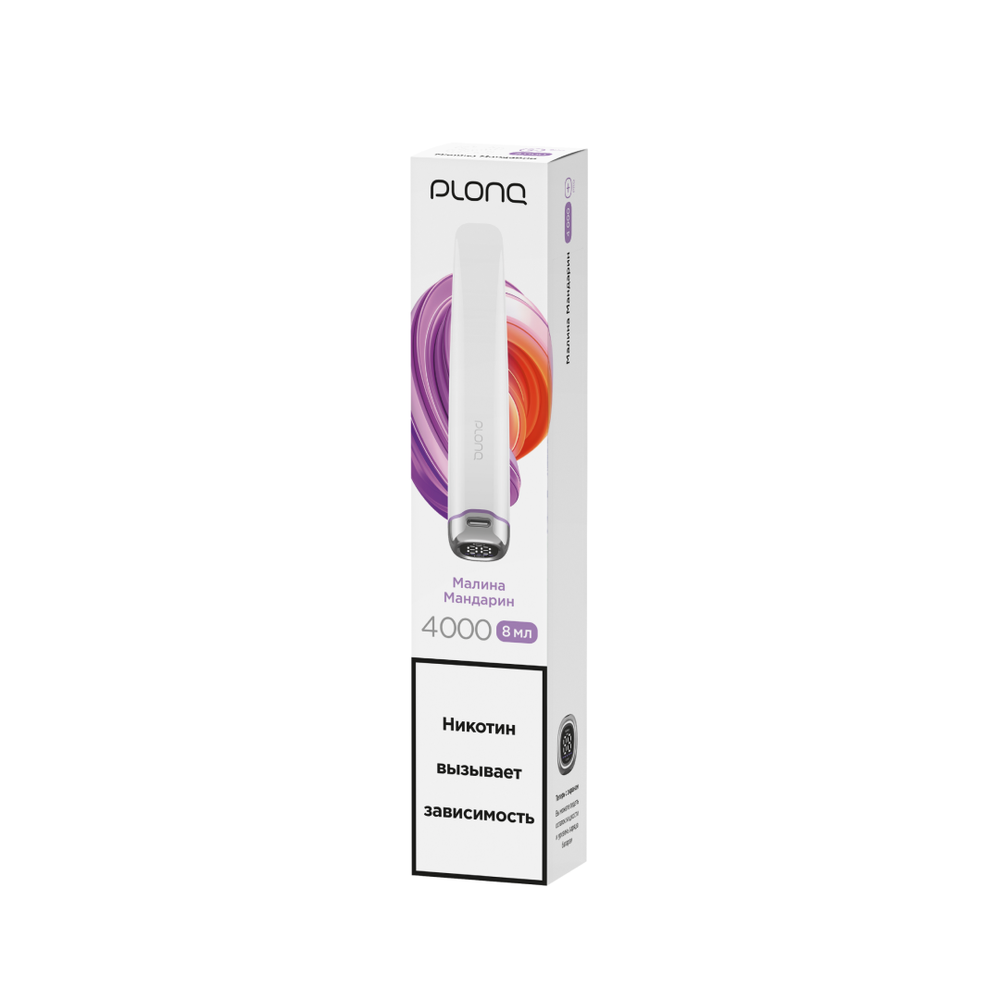 Plonq Plus Pro - Raspberry Mandarin (Малина-Мандарин) 4000 затяжек