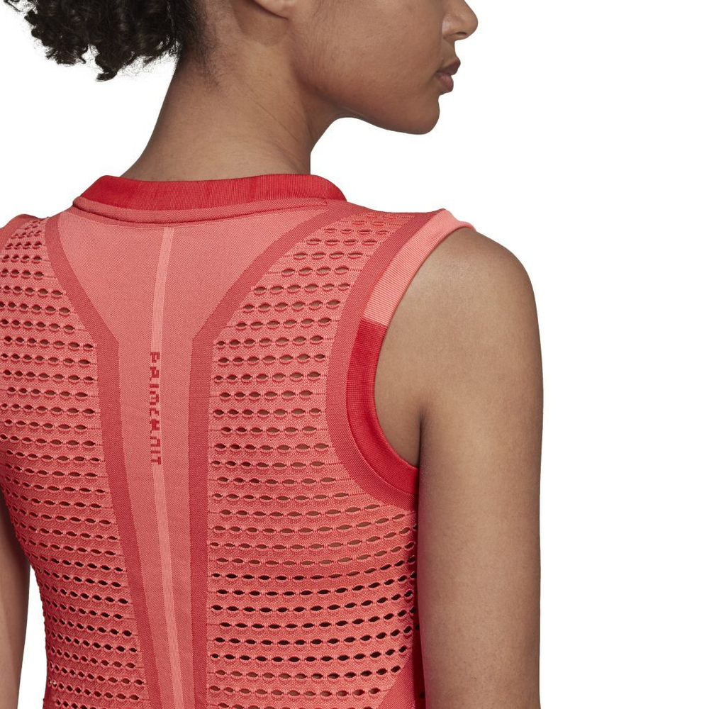 Женский топ теннисный Adidas Tennis Premium Primeknit Tank Top W - красный