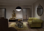 Pendant design lamp Ozero by Manooi D60 (White)