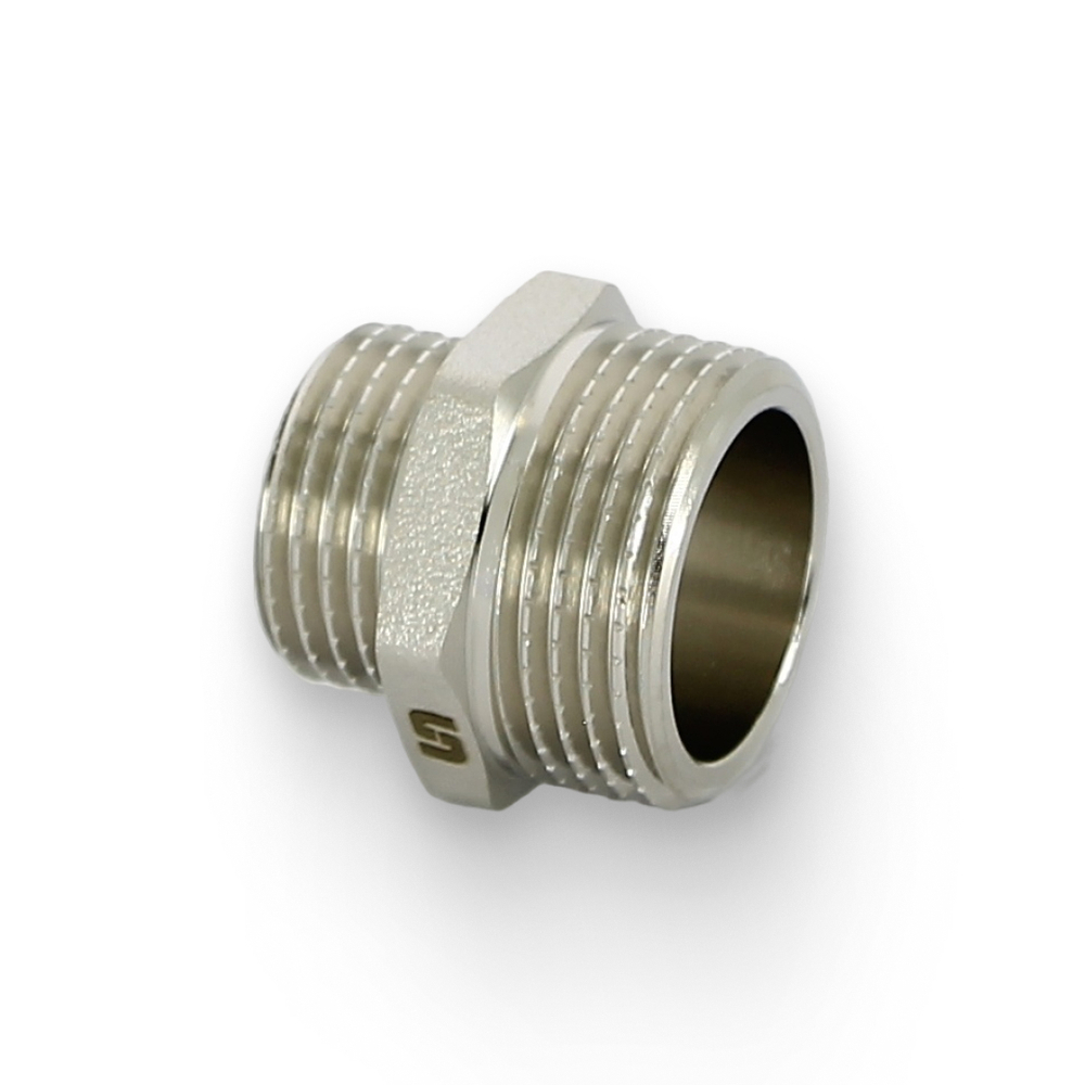 Ниппель 3/4" х 1/2", никелированный
