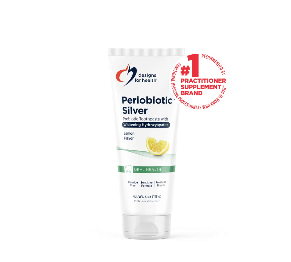 Designs For Health - PerioBiotic Silver Lemon 4 oz (113 g) paste