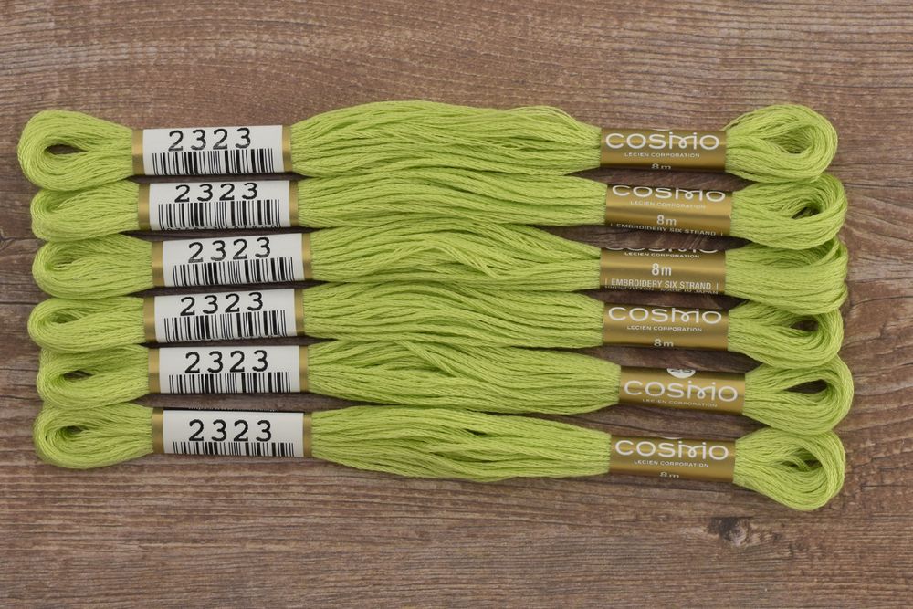 Мулине Lecien Cosmo, цв. 2323 / 6 мот. по 8 метров, в 6 сложений