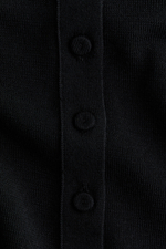 Шерстяной кардиган — Чёрный — H&M 1363639