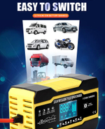 Устройство зарядное для аккумулятора 12V 10A RJTianye [RED] (в бело-красной коробке)