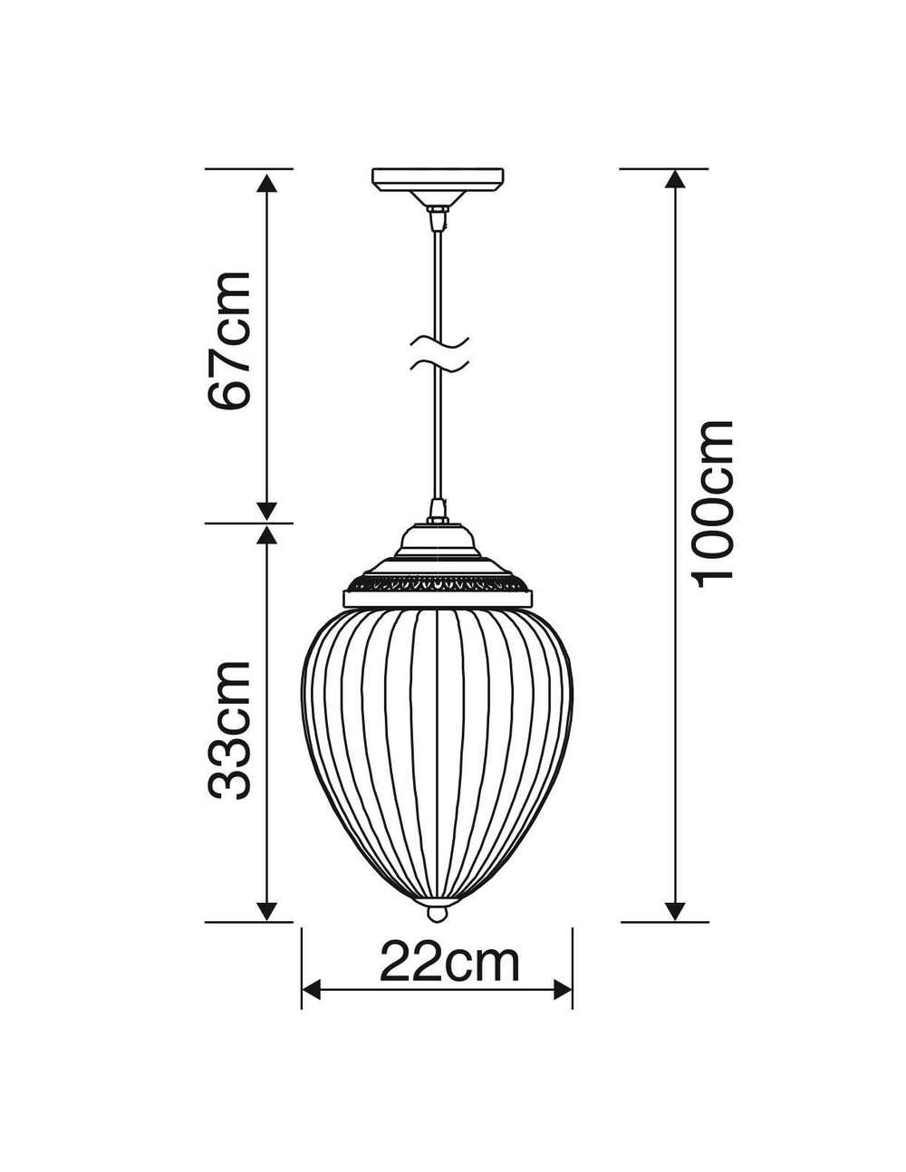 Светильник подвесной Arte Lamp Rimini A1091SP-1AB