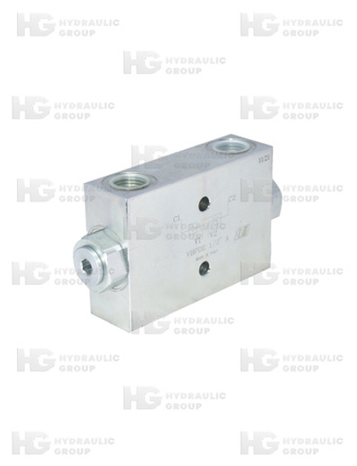 Гидрозамок двусторонний VBPDE 1/2" A