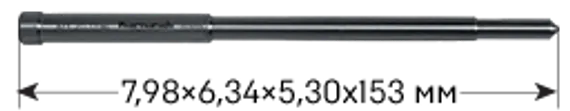 Корончатое сверло Karnasch 12х30 мм, GOLD-LINE, Weldon 19, арт. 20.1260U-012