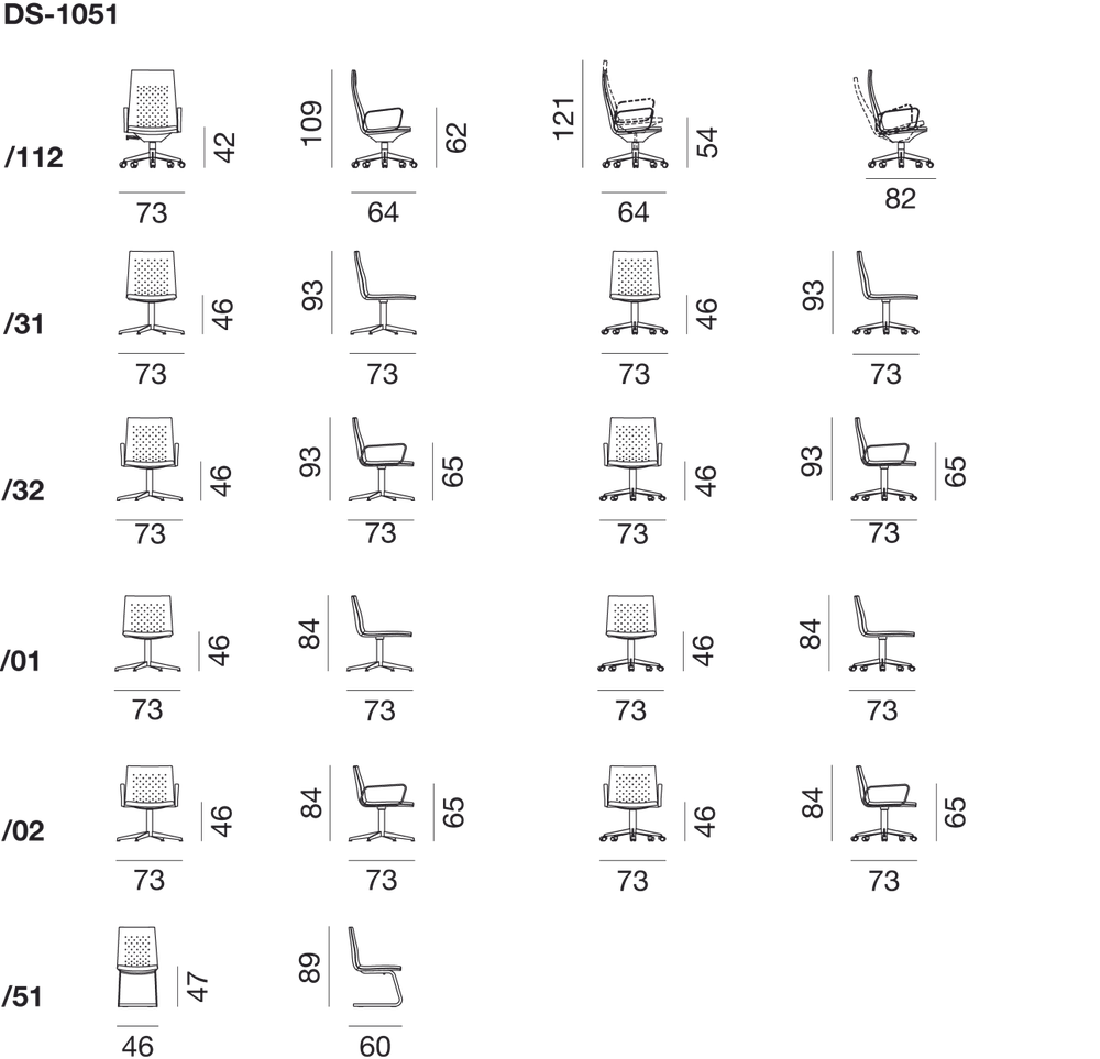 Стул DeSede DS-1051/02 Visitor chair
