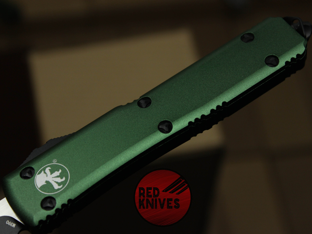 Нож Microtech Ultratech Standard S/E A+++ - зеленая рукоять, черный клинок