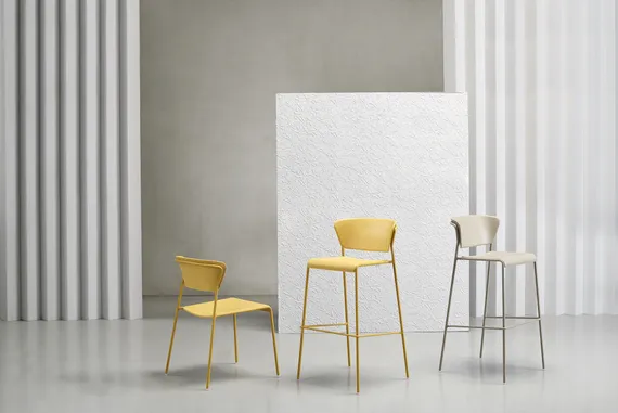 Барный стул Lisa Technopolymer, тортора