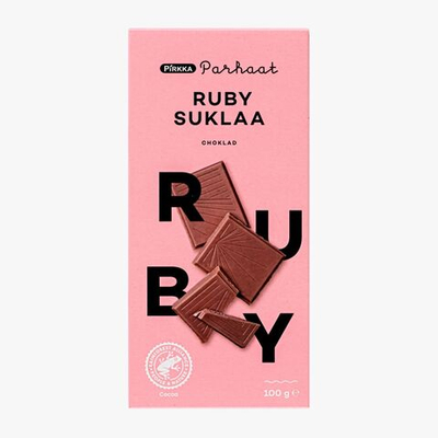 Шоколад Pirkka Parhaat Ruby 100г RFA 100 г ( Из Финляндии)