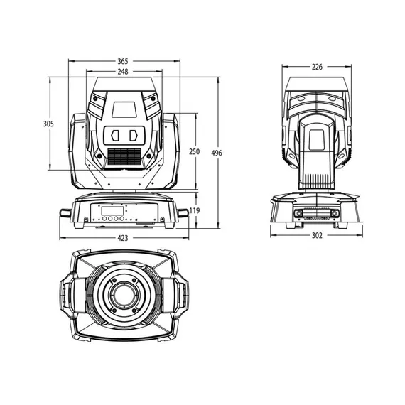 Involight LED MH120S PRO