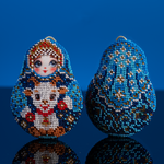 Матрешка с козлёнком